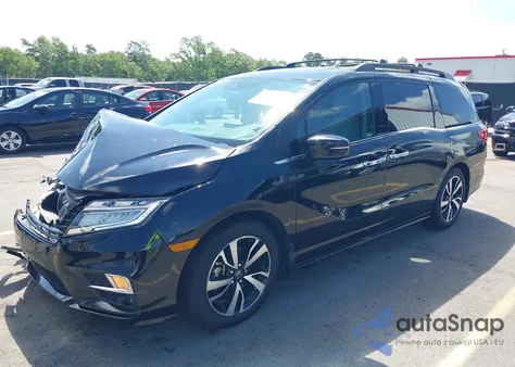 2019 Honda Odyssey Elite из США, поврежденный, VIN 5FNRL6H96KB063676